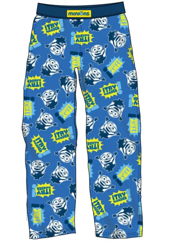 Ich - Einfach Unverbesserlich Pyjama Hose Minions Try Harder