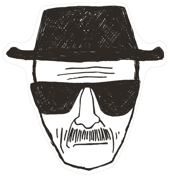 Breaking Bad Heisenberg Fußmatte Teppich 80 x 84 cm