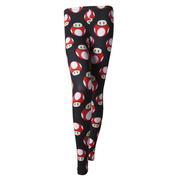 Nintendo Leggings All Over Print Mushroom