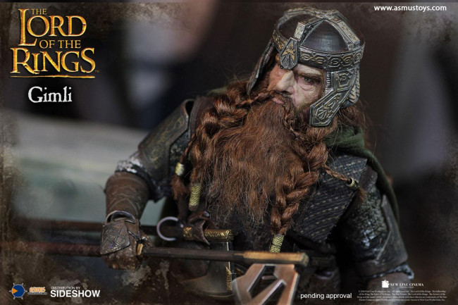 Herr Der Ringe Gimli 1 6 Actionfigur 20 Cm Eliveshop De