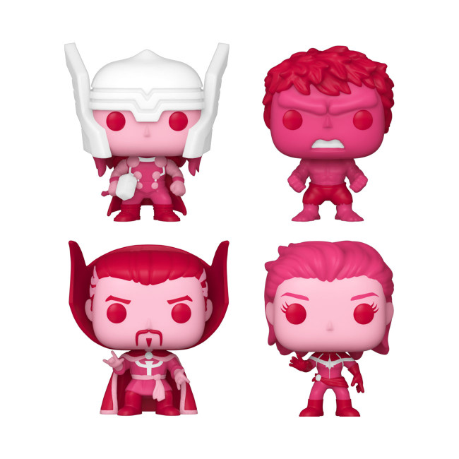 Marvel Valentines Pocket POP! Vinyl Figuren 4er-Pack 4 cm jetzt online ...