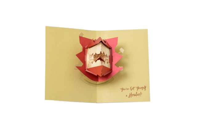 Harry Potter 3d Pop Up Grusskarte Howler Jetzt Online Kaufen Eliveshop De