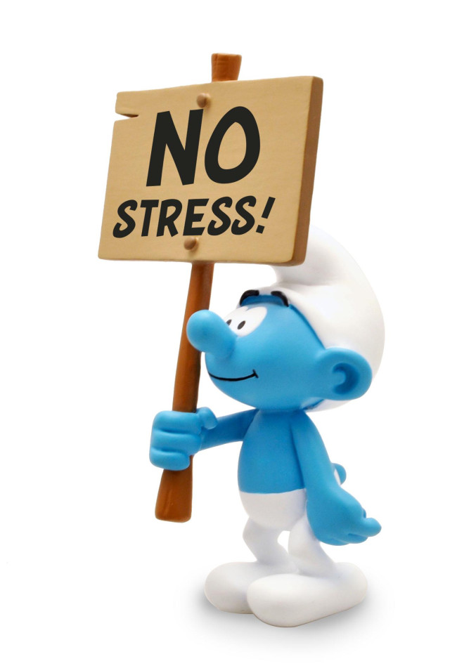 Die Schlumpfe Collector Collection Statue Schlumpf Mit Schild No Stress 18 Cm Jetzt Online Kaufen Eliveshop De