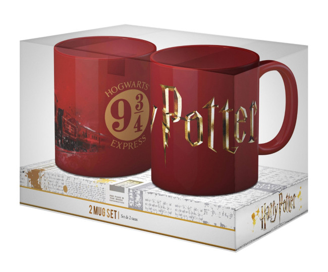 Harry Potter Logo  Hogwarts Express Tassen Doppelpack 