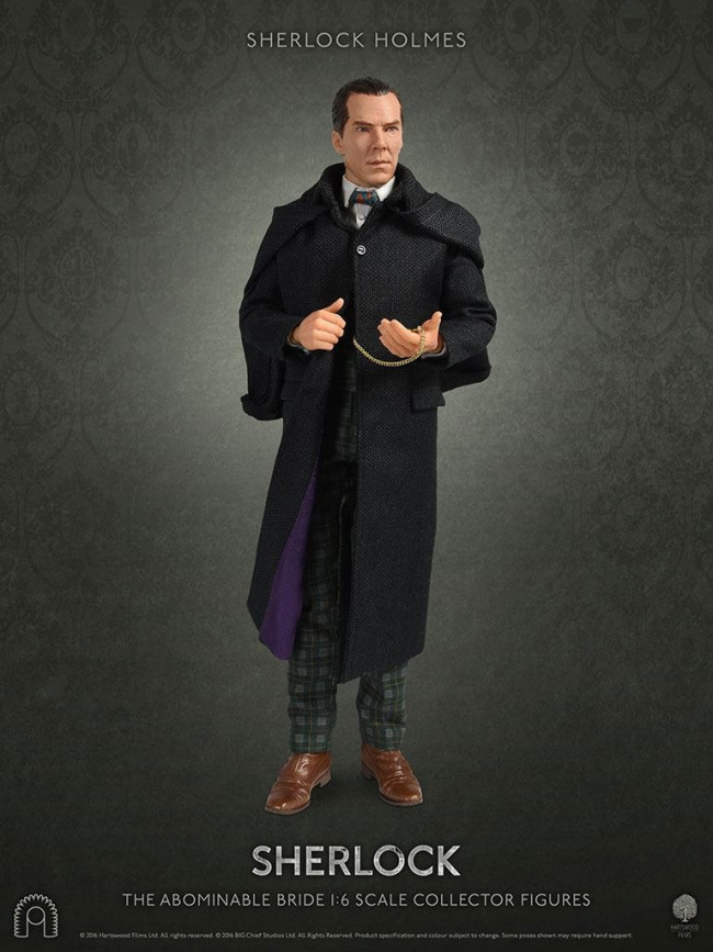 Sherlock collector figure series actionfigur 1 6 sherlock holmes the