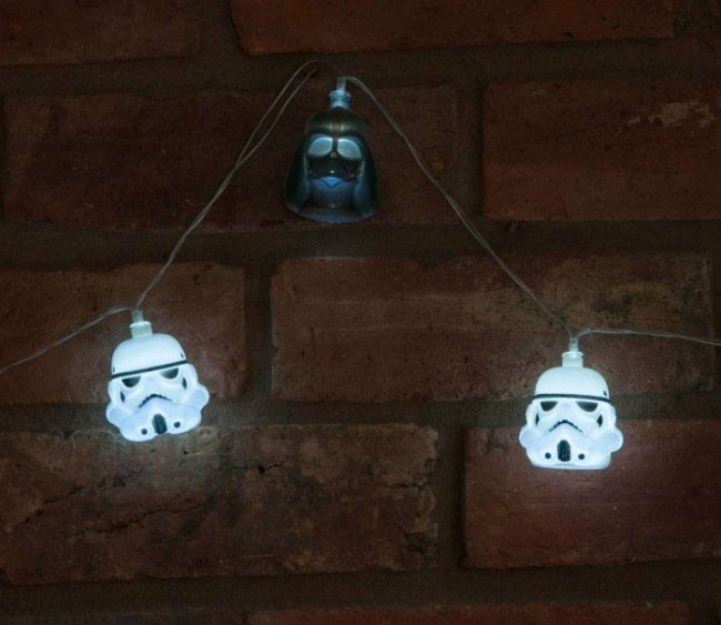 Star Wars WeihnachtsLichterkette 3D Darth Vader & Stormtrooper jetzt
