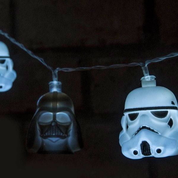 Star Wars WeihnachtsLichterkette 3D Darth Vader & Stormtrooper jetzt