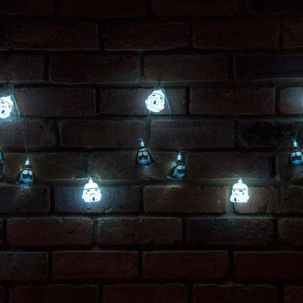 Star Wars WeihnachtsLichterkette 3D Darth Vader & Stormtrooper jetzt