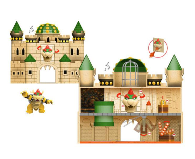 Bowsers Schloss Super Mario Deluxe Spielset World of Nintendo jetzt online kaufen