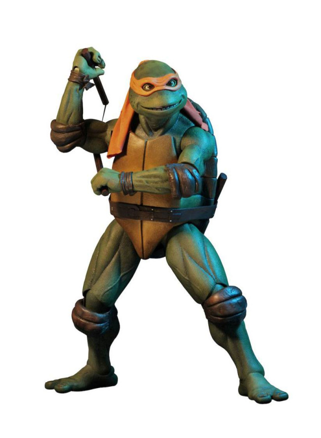 Teenage Mutant Ninja Turtles Michelangelo Actionfigur BRANDNEU *