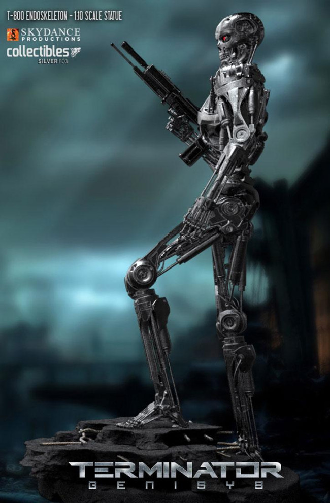 Terminator T800 Endoskeleton Statue 29 cm jetzt online kaufen