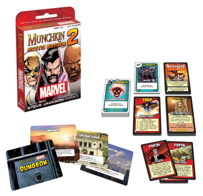 Munchkin KartenspielErweiterung Marvel 2 Mystic Mayhem jetzt online
