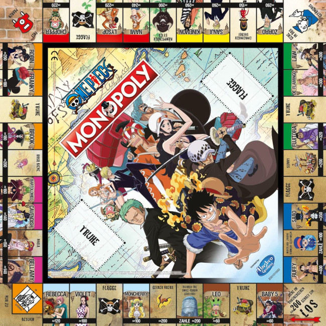 One Piece Brettspiel Monopoly Deutsche Version