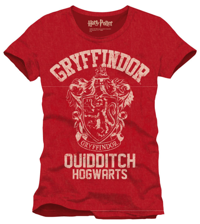 Harry Potter T Shirt Gryffindor Quidditch Jetzt Online Kaufen