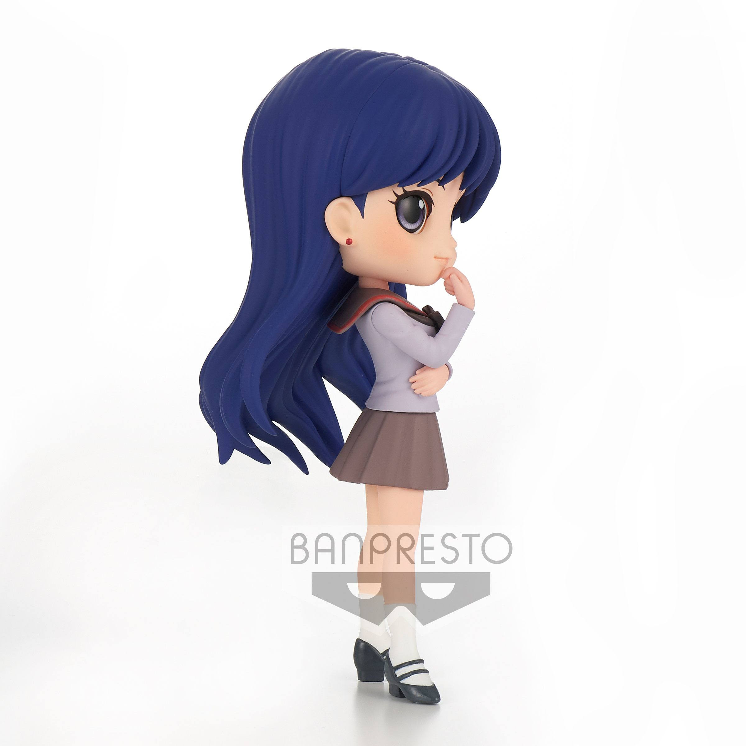 BANPRESTO Sailor Moon Eternal Q Posket - Figura Hino REI In PVC Pastel - Altezza 14 Cm - Collezione