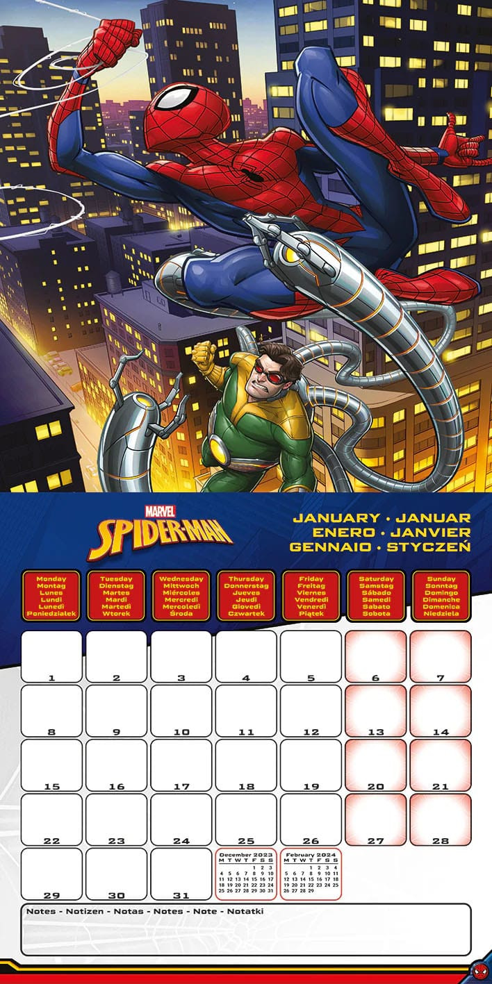 Marvel Kalender 2024 SpiderMan jetzt online kaufen