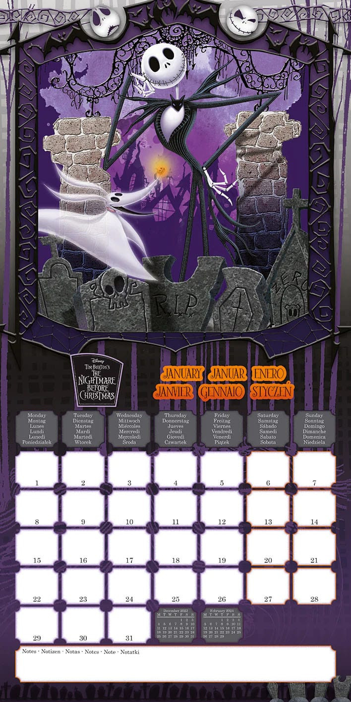 Nightmare before Christmas Kalender 2024 jetzt online kaufen