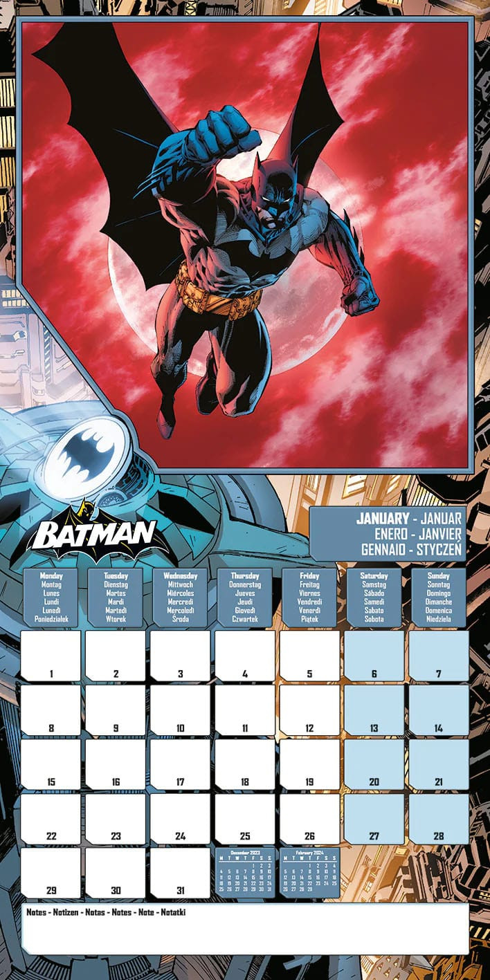 DC Comics Kalender 2024 Batman jetzt online kaufen