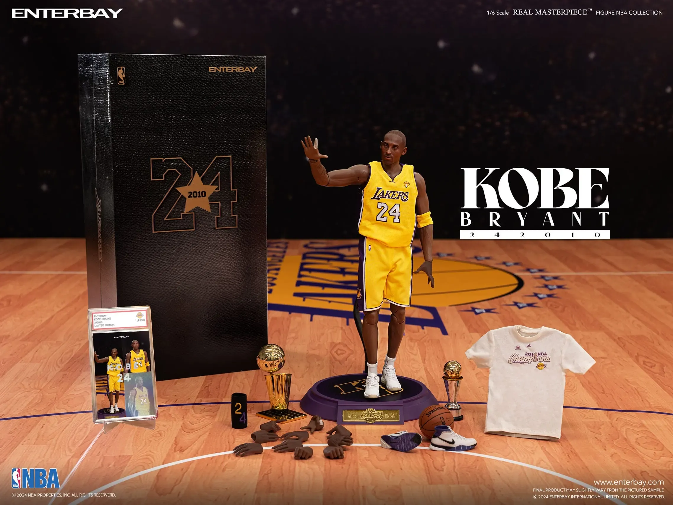 NBA Real Masterpiece Kobe Bryant 1/6 Actionfigur (Limited Edition
