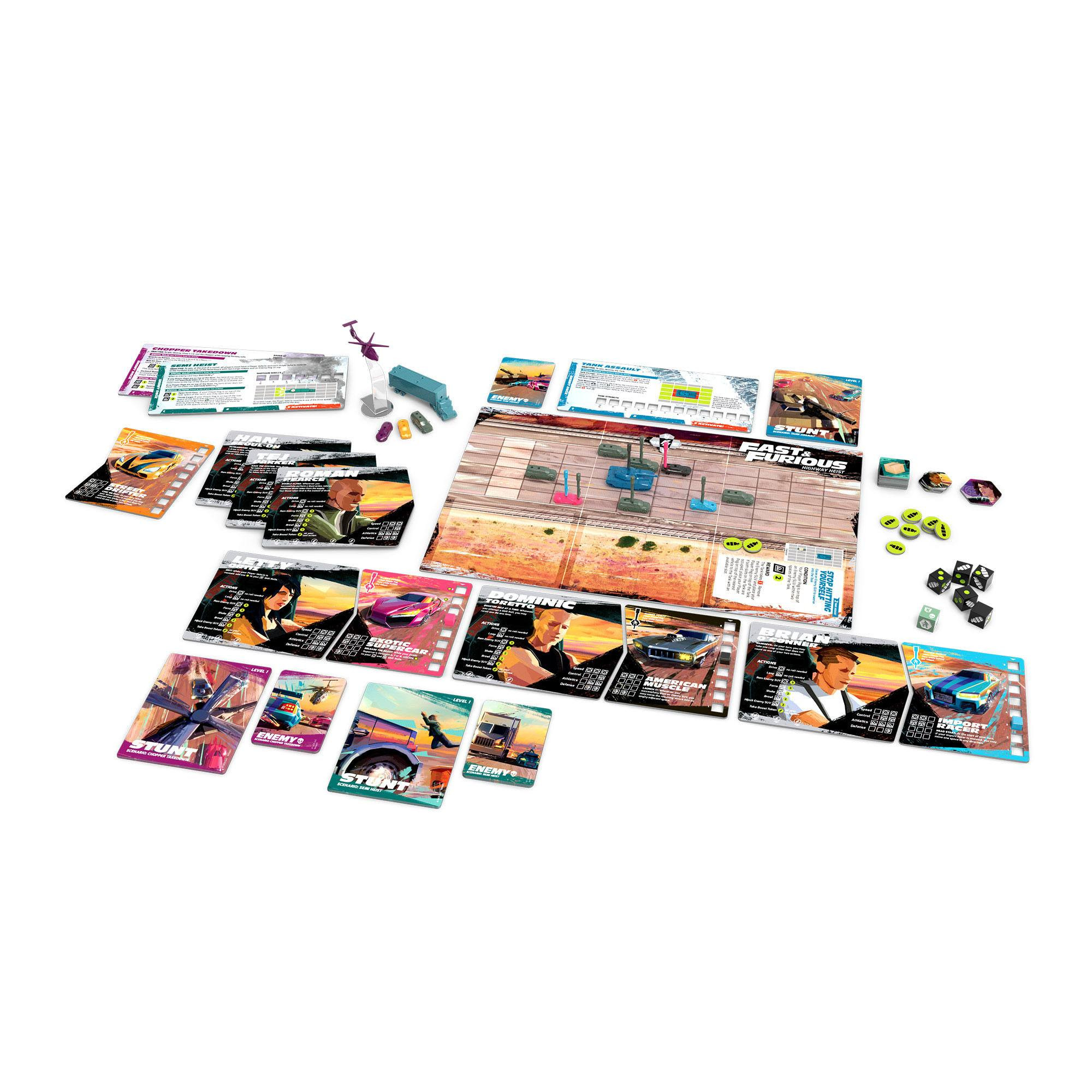 Fast & Furious Highway Heist Brettspiel Englische Version jetzt online