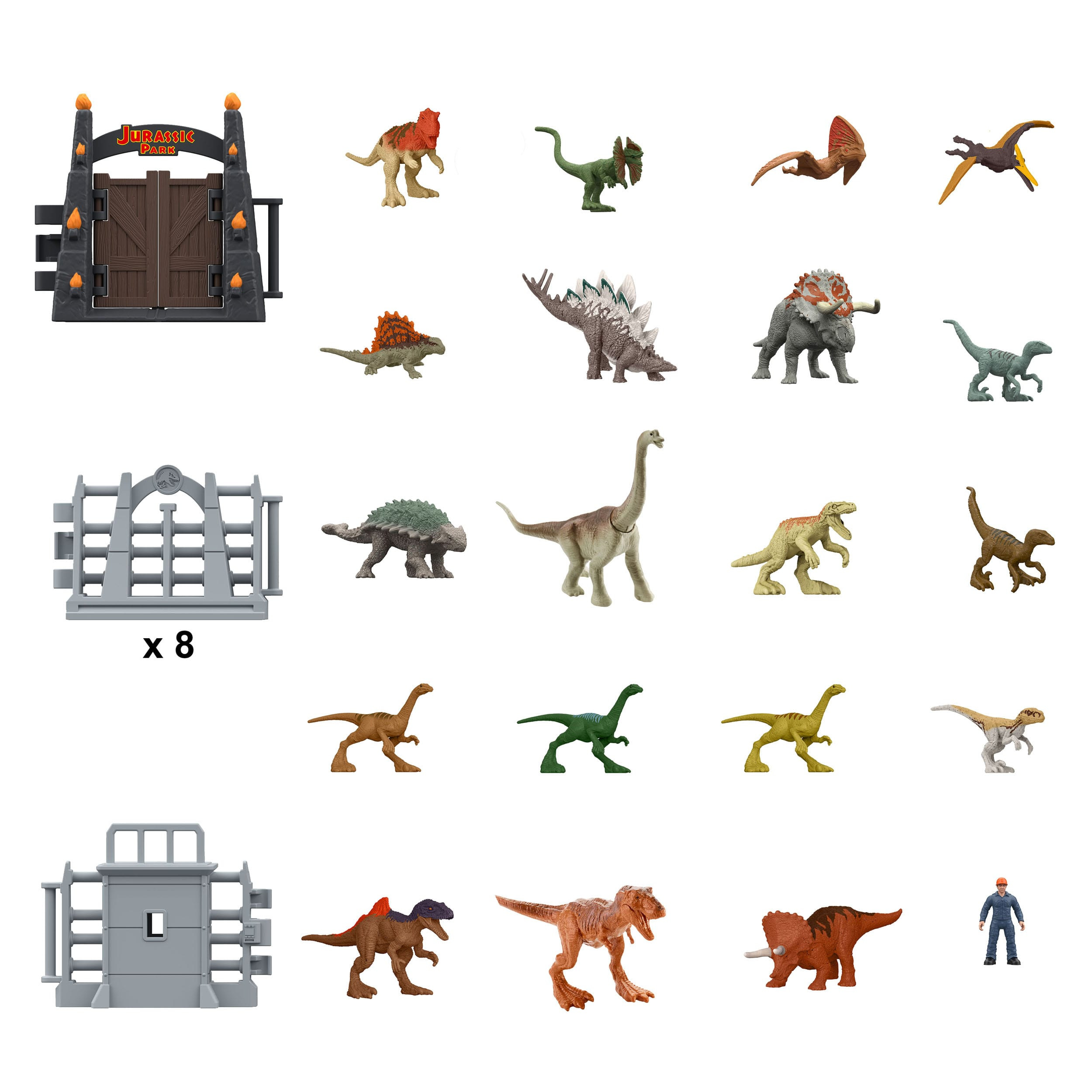 Jurassic Park Minis Figuren Adventskalender 30. Jubiläum jetzt online ...