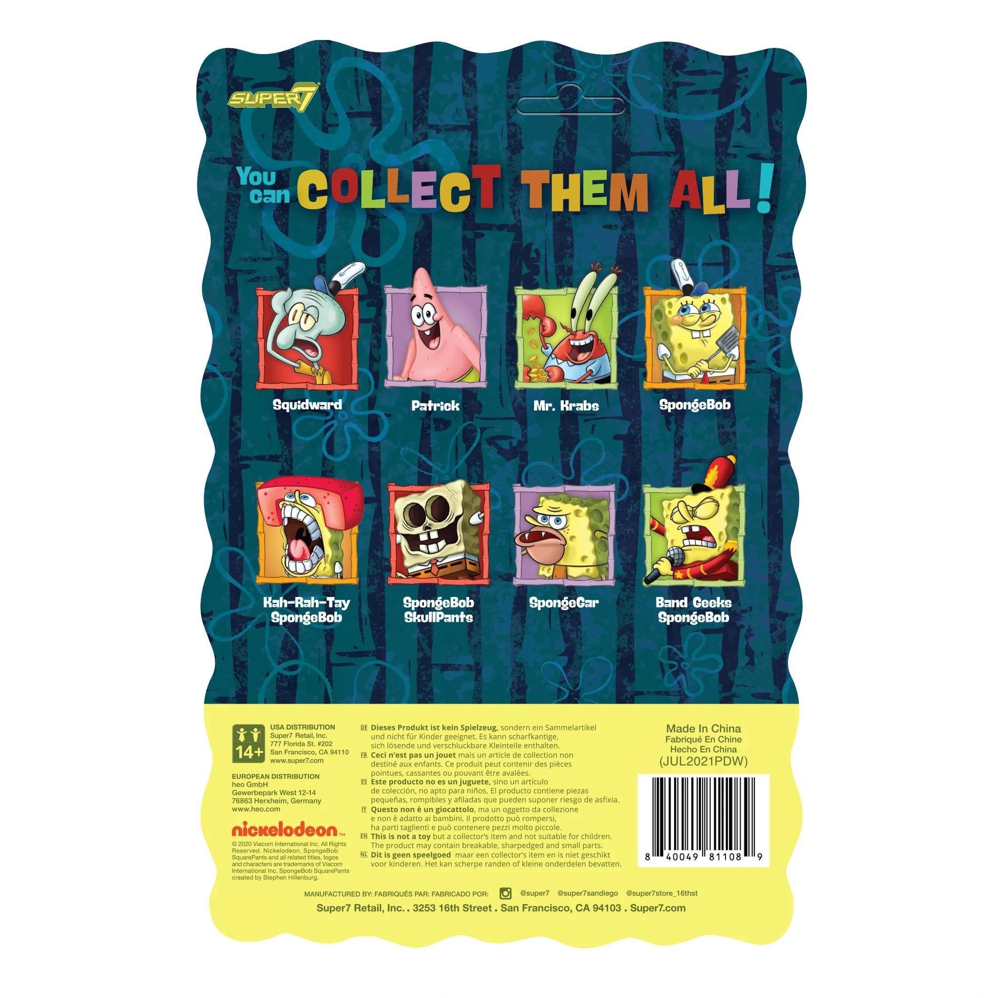 SpongeBob Schwammkopf ReAction Actionfigur KahRahTay SpongeBob 10 cm