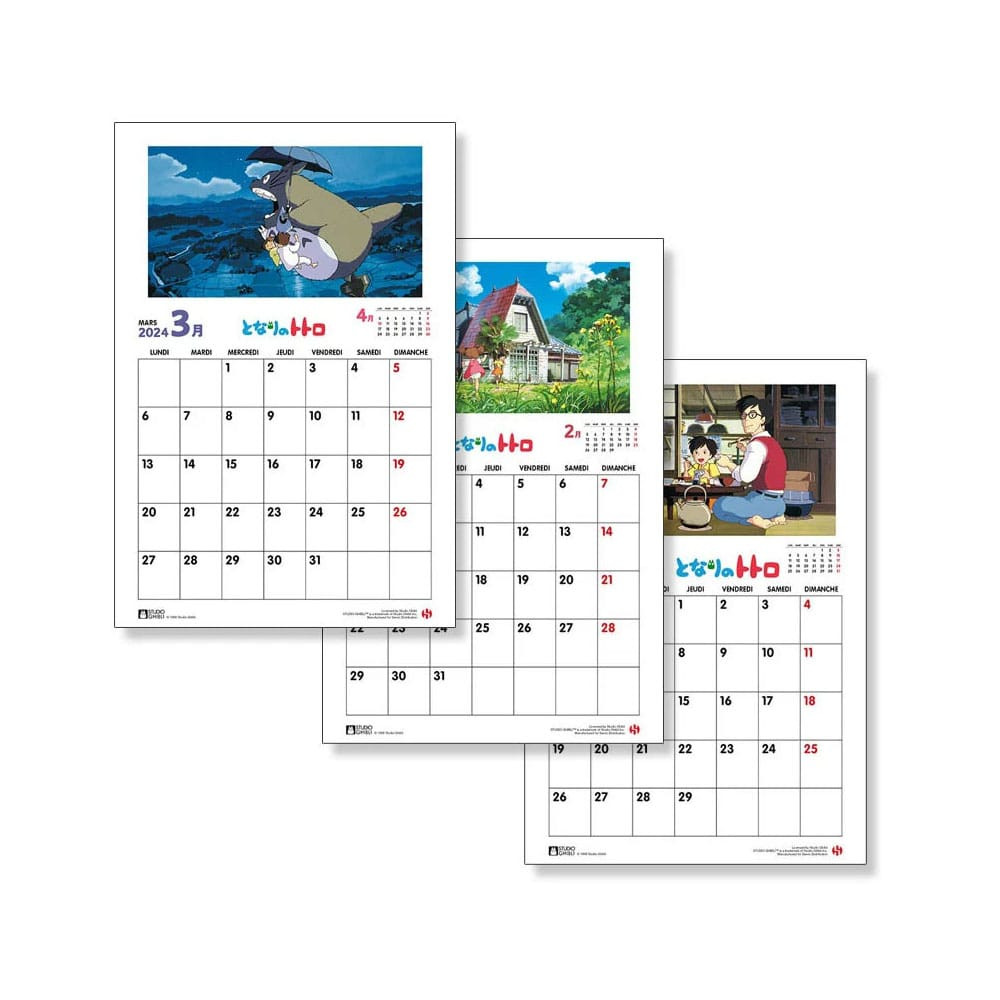Studio Ghibli Kalender 2025 *Englische Version* jetzt online kaufen