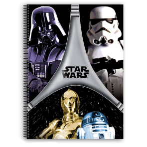 Star Wars Notizbuch A4 Darth Vader