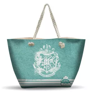 Harry Potter Hogwarts Strandtasche XXL Familie Hellblau