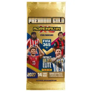 FIFA 365 Adrenalyn XL 2027 Sammelkarten Premium Gold Flow Pack Box (10)