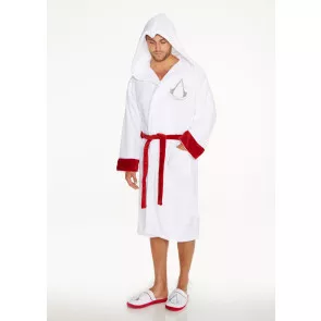Assassins Creed Bademantel für Erwachsene Assassin White