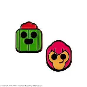 Brawl Stars Colt & Spike Pin Badge Set (2-teilig)