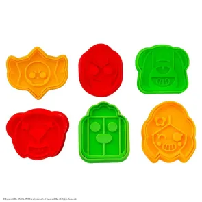 Brawl Stars Cookie Cutters Ausstechformen Set (6-teilig)