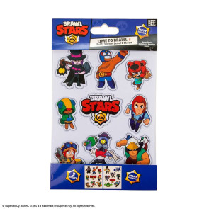 Brawl Stars Puffy Sticker Set - 17 3D-Aufkleber