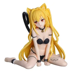 To Love Ru Darkness Nyarls Collection PVC-Figur Konjiki no Yami Sitting Version 13 cm