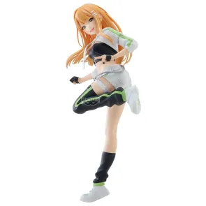 The Idolm@ster Gakuen Espresto PVC Statue Sumika Shiun Accent green ver. 22 cm
