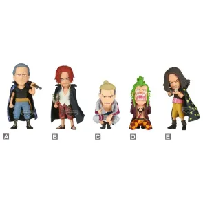 One Piece World Collectable Figur Red Hair Pirates vs Bartolomeo 5 cm Blind Box Display (12)