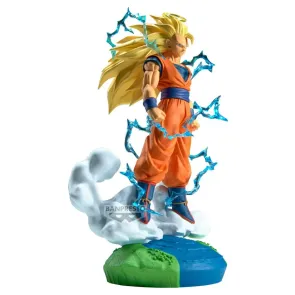 Dragon Ball Z History Box PVC-Figur Super Saiyan 3 Son Goku 18 cm