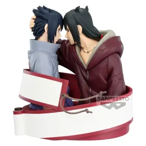 Naruto Shippuden Portrelic PVC-Figur Sasuke Uchiha & Itachi Uchiha 12 cm