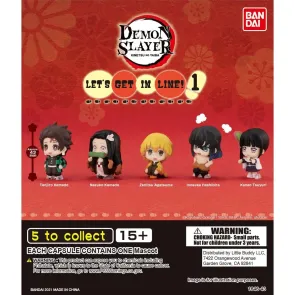 Demon Slayer Narabundesu Gashapon Minifiguren Blind Box Wave 1 Display (24)