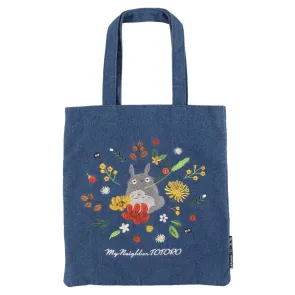 Mein Nachbar Totoro Tragetasche Denim Totoro & Flower Wreath