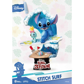 Surfer Stitch D-Stage Diorama Statue 15 cm