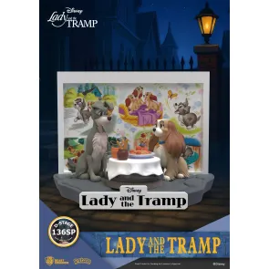 Disney D-Stage PVC Statue Lady and the Tramp 12 cm 