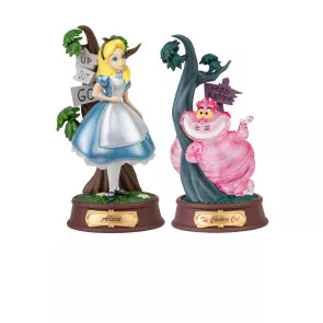 Alice im Wunderland Mini Diorama Stage Statuen 2-er Pack Candy Color Special Edition 10 cm