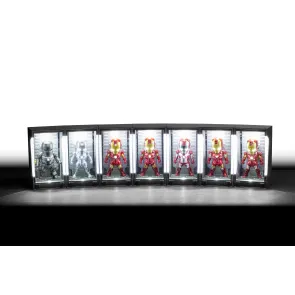 Marvel Mini Egg Minifiguren Iron Man Hall of Armor Blind Box Sortiment (6) 8 cm