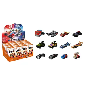Transformers Blokees Plastic Model Kit Wheels 1:64 Blind Box Display (12)