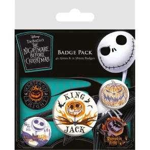 Nightmare before Christmas Ansteck-Buttons 5er-Pack Colourful Shadows 