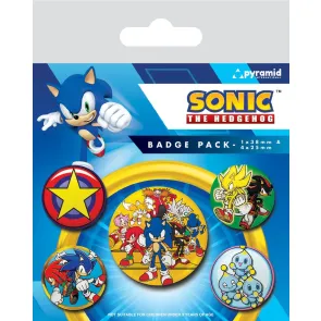 Sonic the Hedgehog Ansteck-Buttons 5er-Pack Speed Team 