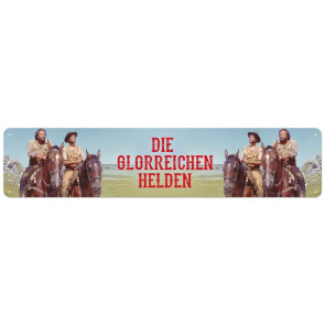 Bud Spencer & Terence Hill Blechschild Die glorreichen Helden 46 x 10 cm