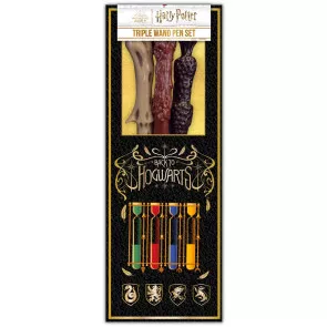 Harry Potter 3er-Pack Zauberstabstifte Colourful Crest Umkarton (6)
